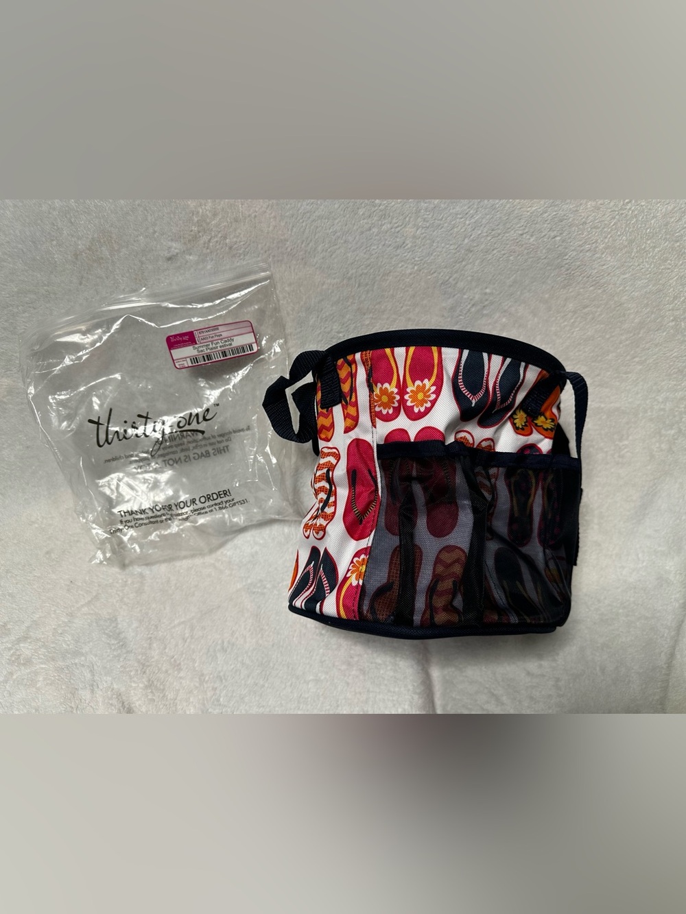 Thirty-One Summer Fun Caddy in the "Fun Flops" bag, purse